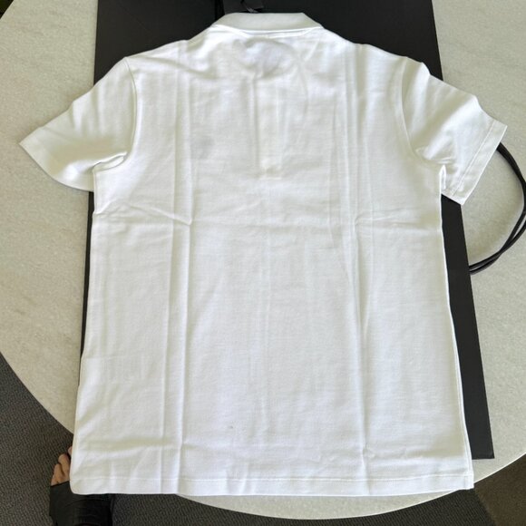 VERSACE A89507S Men's WHITE POLO SHIRT EMBROIDERED MEDUSA, Sm, XL, 2XL - Picture 7 of 14